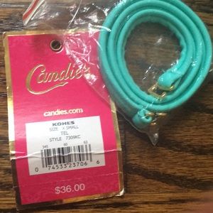 Candie's Swim - NWT Teal bikini top with tribal print in middle Candie's Swim - NWT Teal bikini top with tribal print in middle